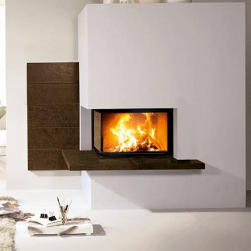 Holzeinsatz SCHMID Ekko W R 67(45)51 s 14,9 kW mit Pont, Drehtür, Hydro