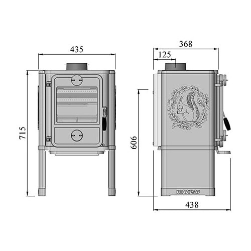 Holzofen Morsoe 1442 | 5 kW