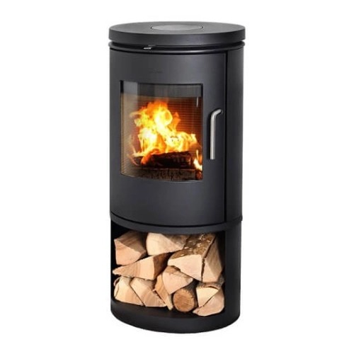 Holzofen Morsoe 6143 | 5,9 kW mit einem Fach zum Holzaufbewahren