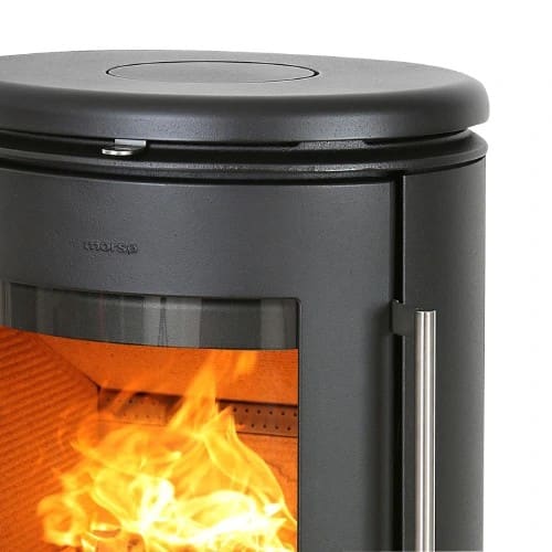 Holzofen Morsoe 6843 | 5,9 kW mit einem Fach zum Holzstapeln