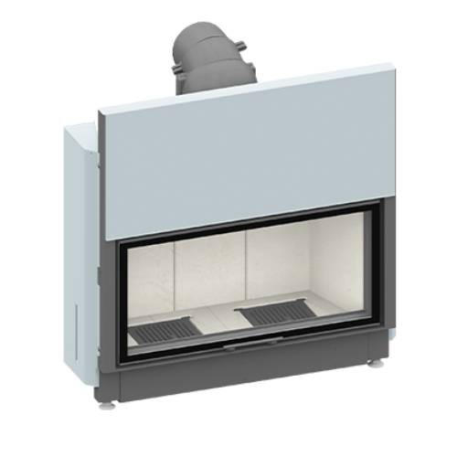 Holzeinsatz SCHMID Lina 100 h - Porte coulissante 10 kW