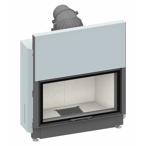 Holzeinsatz SCHMID Lina 87 h mit Schiebetür 10 kW
