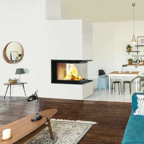 Holzeinsatz SCHMID Ekko U55(67) h 10 kW Schiebetür