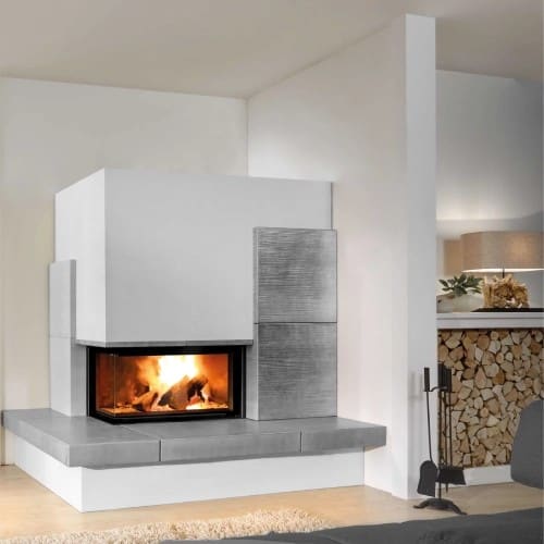 Holzeinsatz SCHMID Ekko R 100(45) h 9 kW Schiebetür