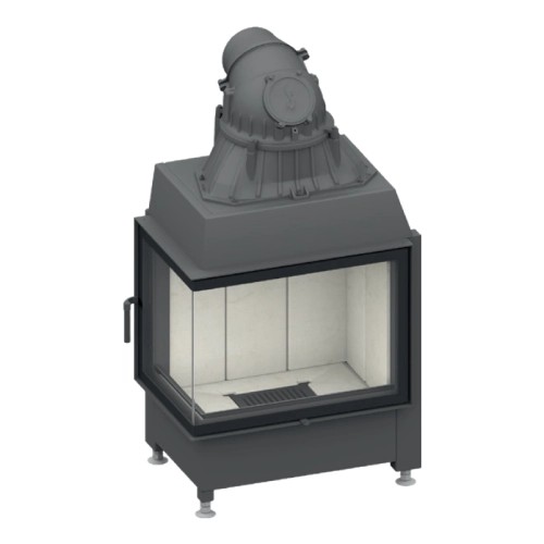 Holzeinsatz SCHMID Ekko L 67(45) s 9 kW Drehtür
