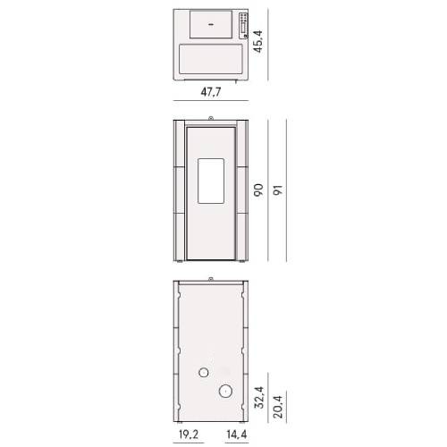 Pelletofen Cadel Cristal 7 | 7 kW