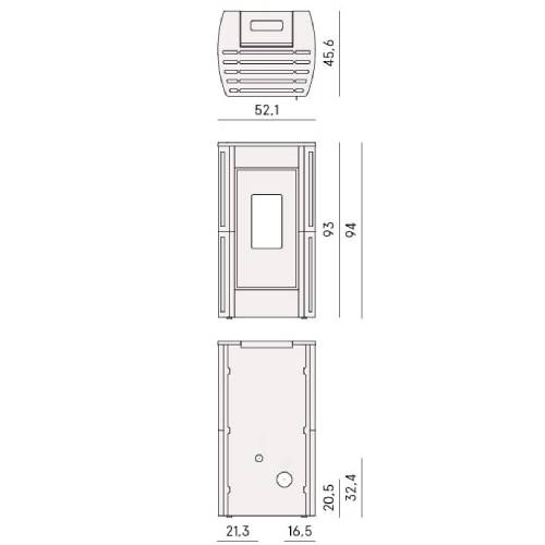 Pelletofen Cadel Perla 7 | 7 kW
