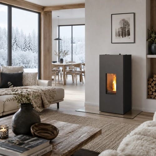 Pelletofen MCZ EIKO Natural Matic 6 UP! M1 Core All Black 6 kW