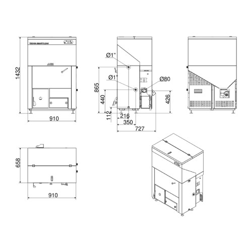 Pelletkessel MCZ Techna Smartclean 27 Zero Emission 25,2 kW