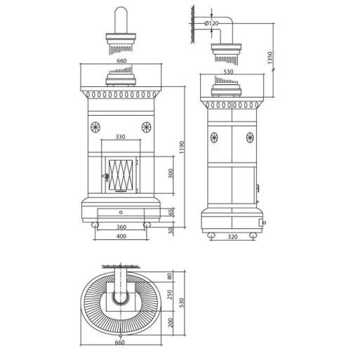 Holzofen Sergio Leoni Maria Luigia 8,9 kW