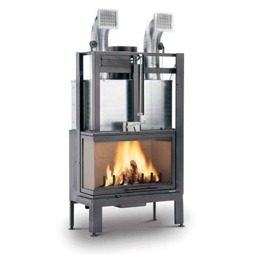 Holzeinsatz Palazzetti Ecomonoblocco MX 86 Eckkamin 16 kW