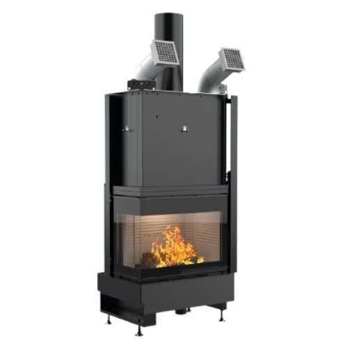 Holzeinsatz Palazzetti Ecomonoblocco WTX 70 N15 Eckkamin 14,7 kW