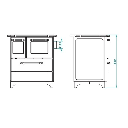 Holz-Küchenherd Royal Betty 3,5 | 5 kW