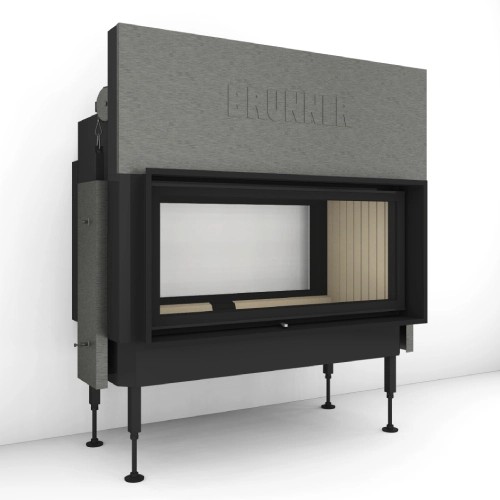 Holzeinsatz Brunner BKH 5.0 Tunnel 42-98 | 11 kW Schiebetür/basculante