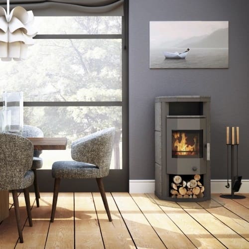 Holzofen Wamsler Thyra DB mit feu continu automatique 6 kW