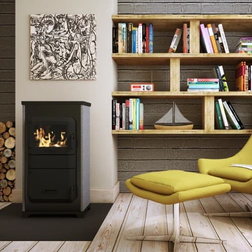 Holzofen Wamsler RH-8 A/D mit feu continu automatique 8 kW