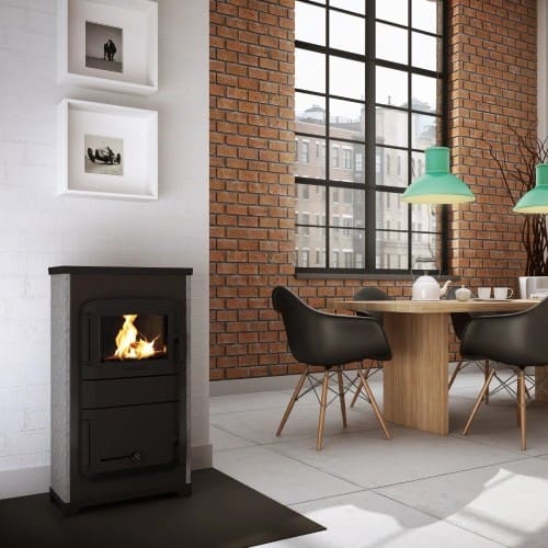 Holzofen Wamsler RH-8 A/D mit feu continu automatique 8 kW