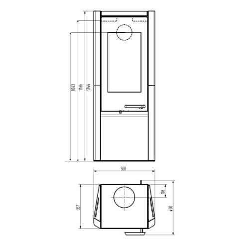 Holzofen Wamsler Myro-H 8 kW