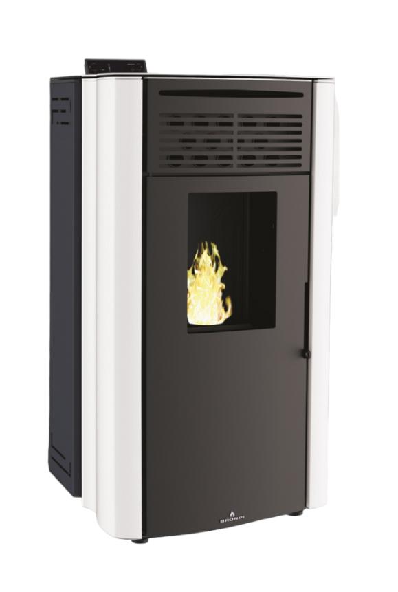 Pelletofen option kanalisierbar - BRONPI Coral NC 14 kW