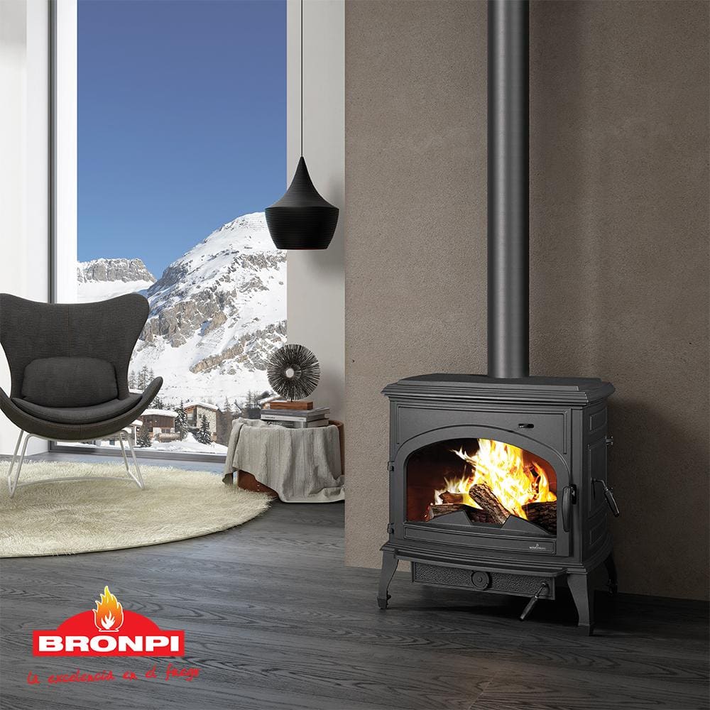 Gusseisen-Holzofen - BRONPI Etna 11.3 kW