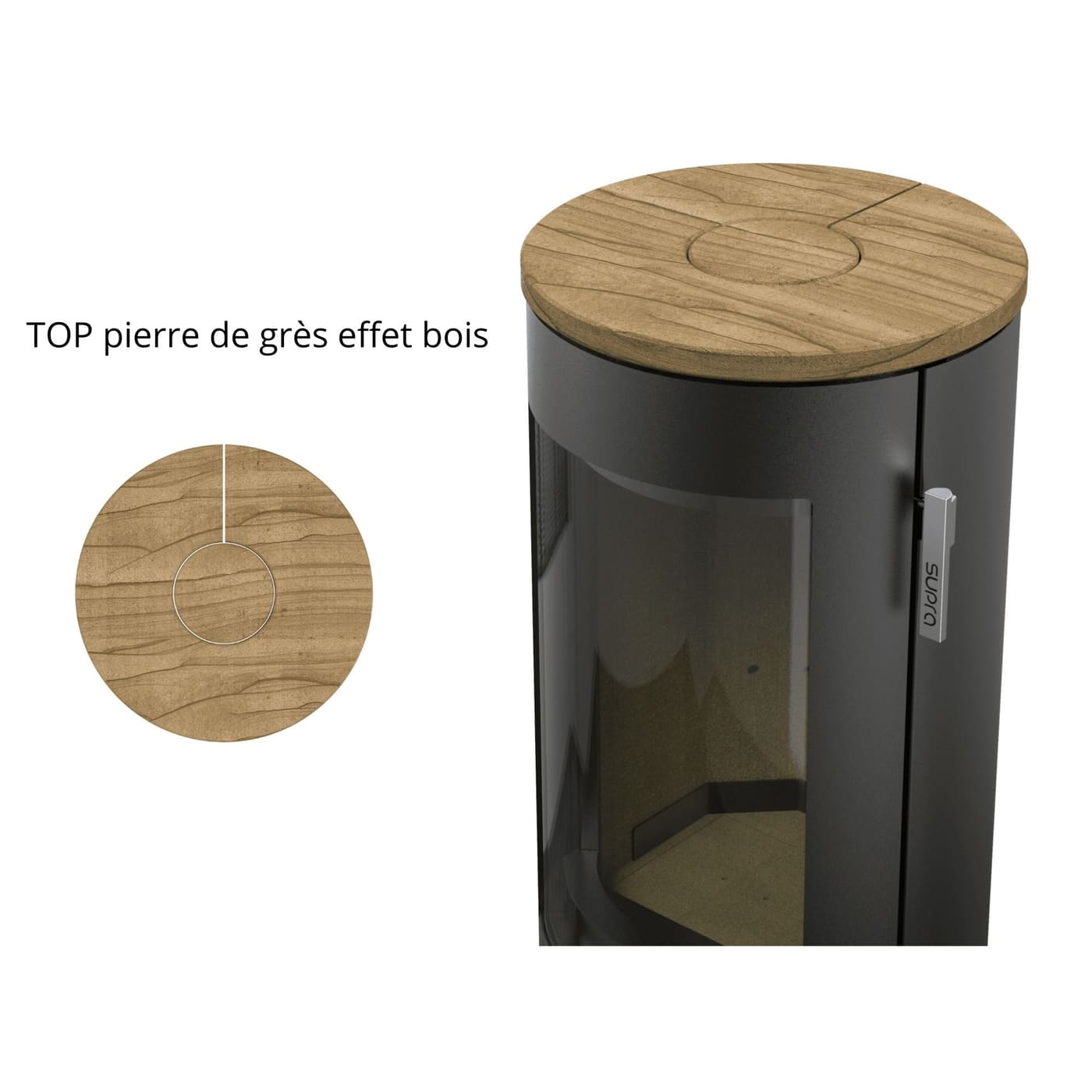 Holzofen raumluftunabhängig - SUPRA Chloé 7 kW