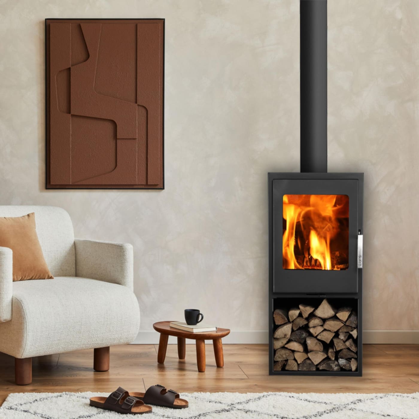Holzofen raumluftunabhängig - SUPRA Jacco Bûcher 4,8 kW