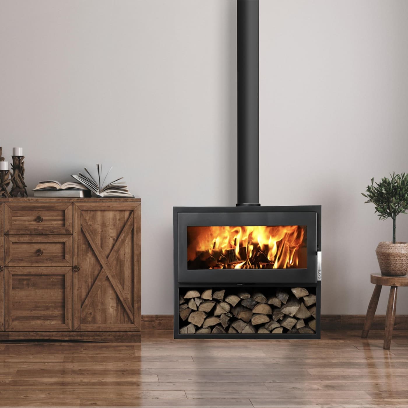 Holzofen raumluftunabhängig - SUPRA Larry Bûcher 8,5 kW