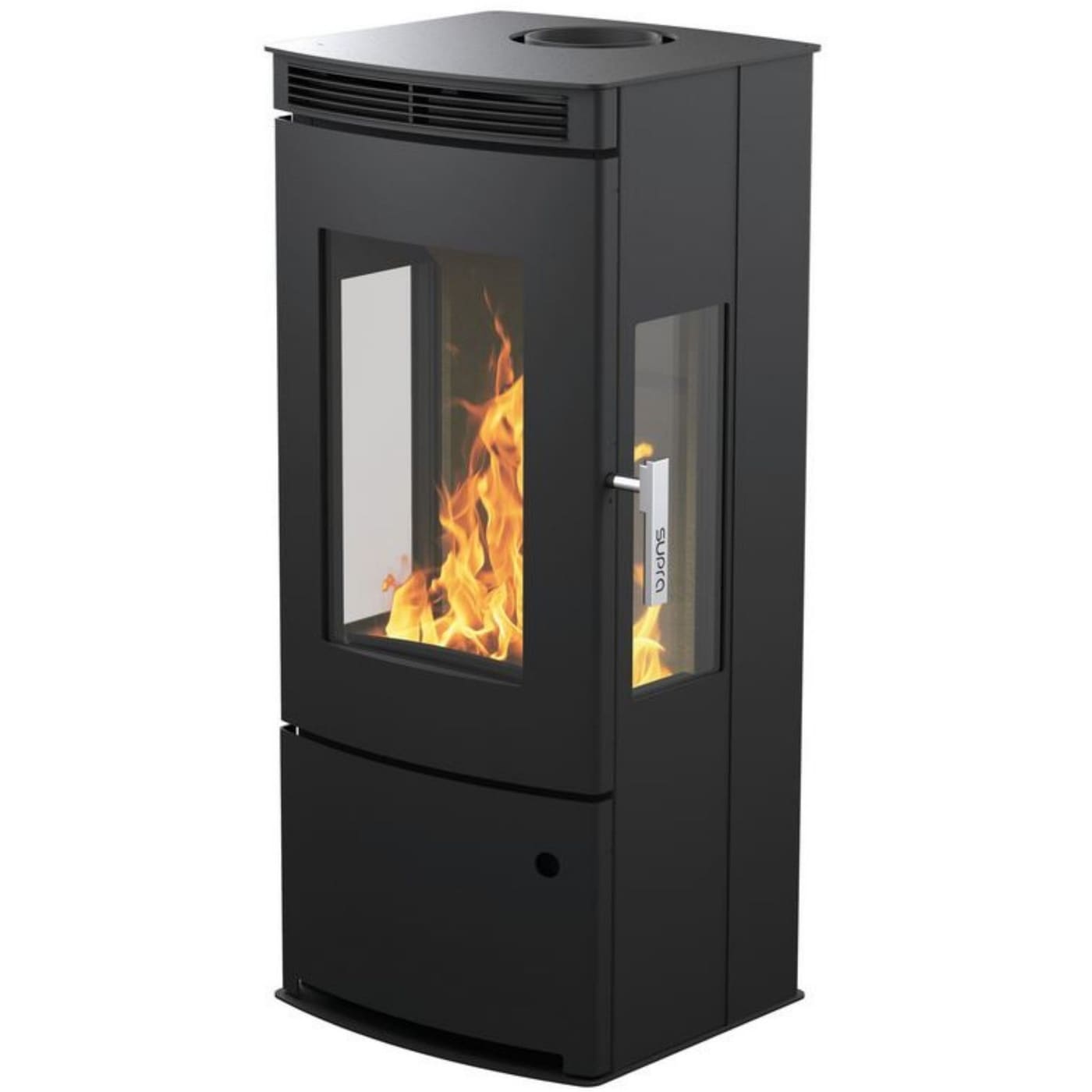 Holzofen mit 3 Scheiben, raumluftunabhängig - SUPRA Talma Tri Vision 9,1 kW