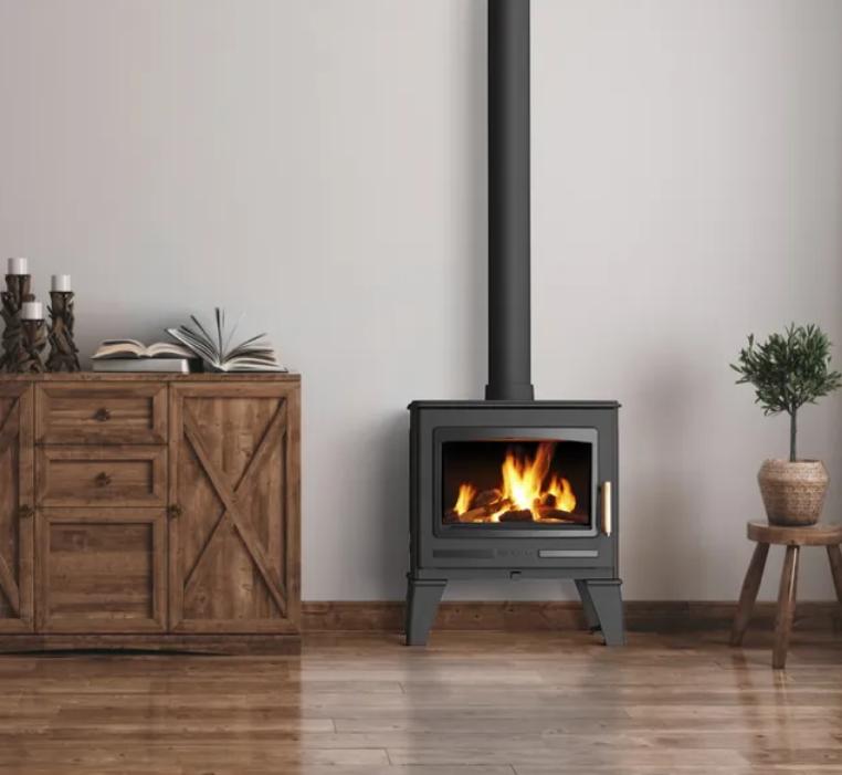 Holzofen anschließbar aus Gusseisen - SUPRA Georges 6.7 kW