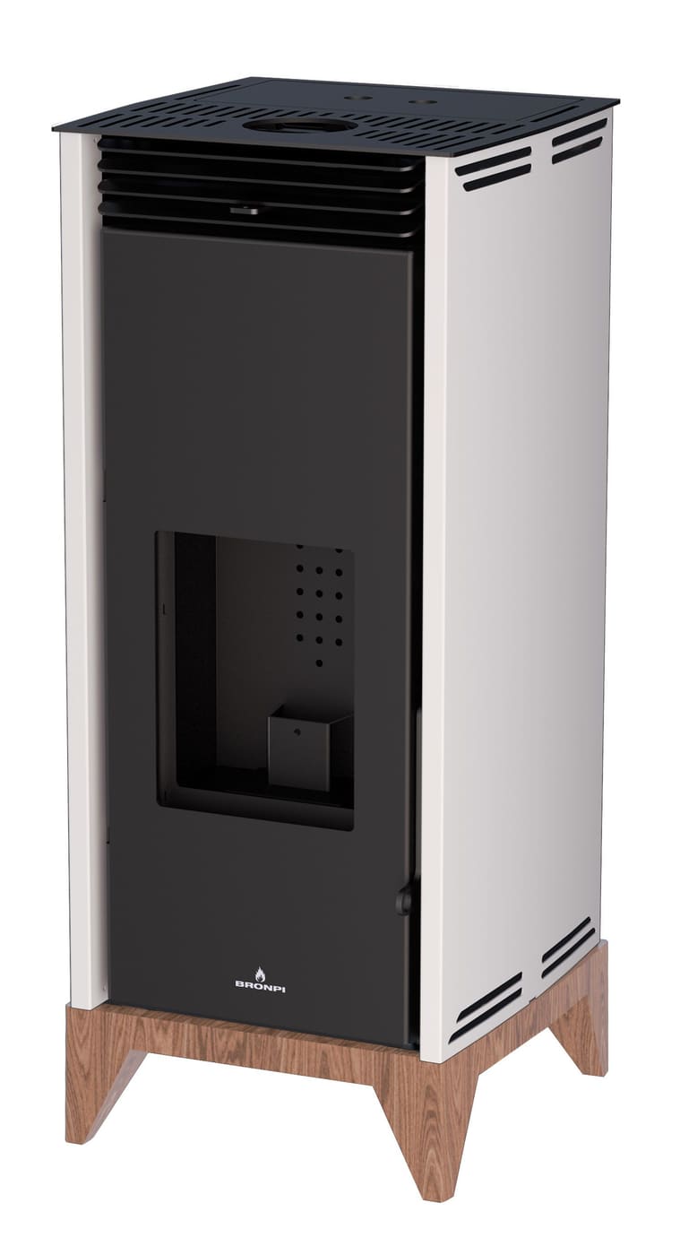 Pelletofen ohne Strom, natürliche Konvektion - BRONPI Free 6 kW