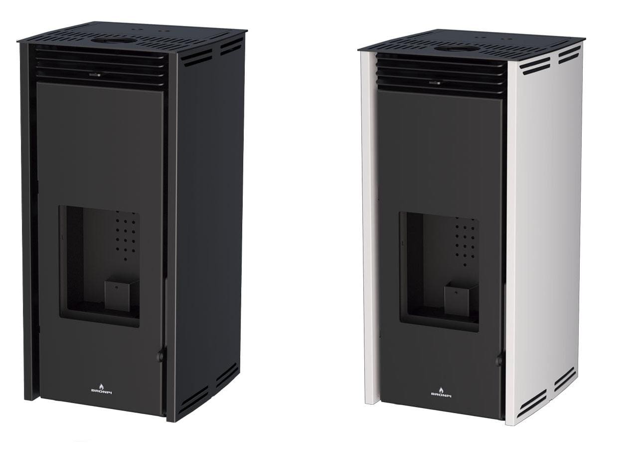 Pelletofen ohne Strom, natürliche Konvektion - BRONPI Free 6 kW