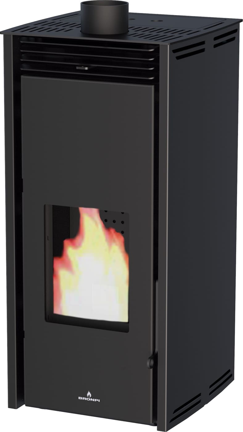 Pelletofen ohne Strom, natürliche Konvektion - BRONPI Free 6 kW