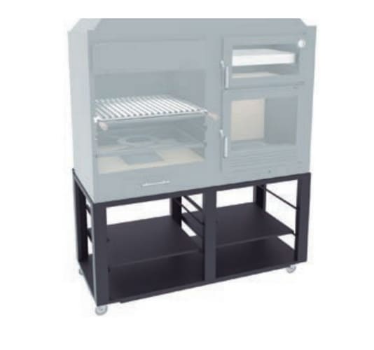 Holzkohle-/Holzgrill mit Backfach - FM CALEFACCION - FUSION 140