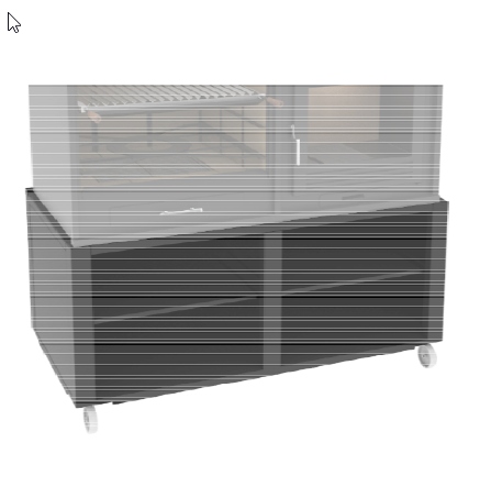 Grill mit Frontheber und Holzbackofen - FM CALEFACCION - FUSION 160E