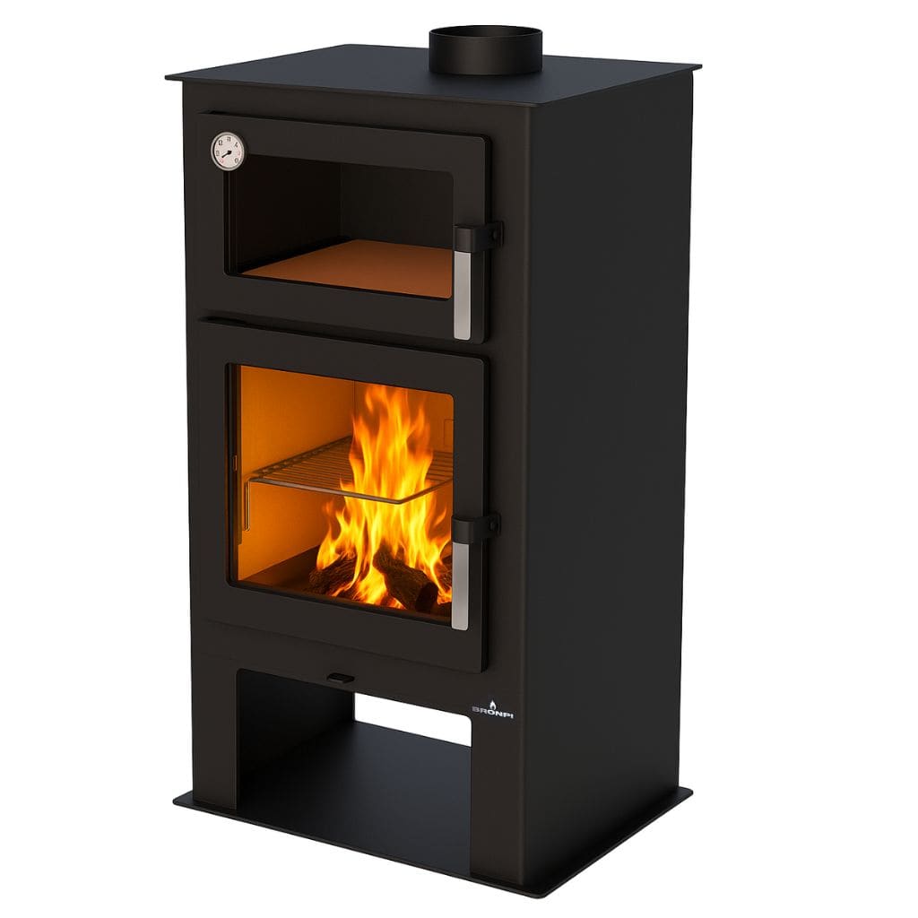 Holzofen mit Backfach - BRONPI Gijon-H 9 kW