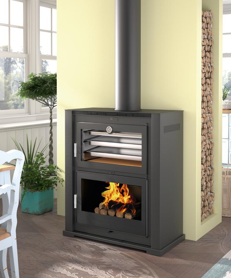 Holzofen mit Backfach - FIREMATIC Baltimore 10.9 kW