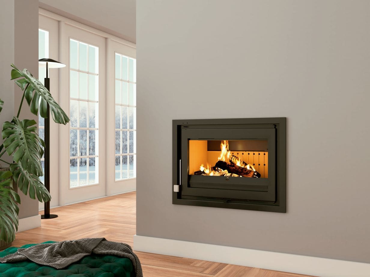 Holzeinsatz anschließbar - FIREMATIC Olen 12.6 kW
