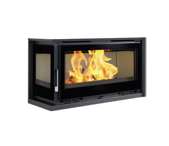 Holzeinsatz Eck ventilé - FIREMATIC Eden-I 13,3 kW