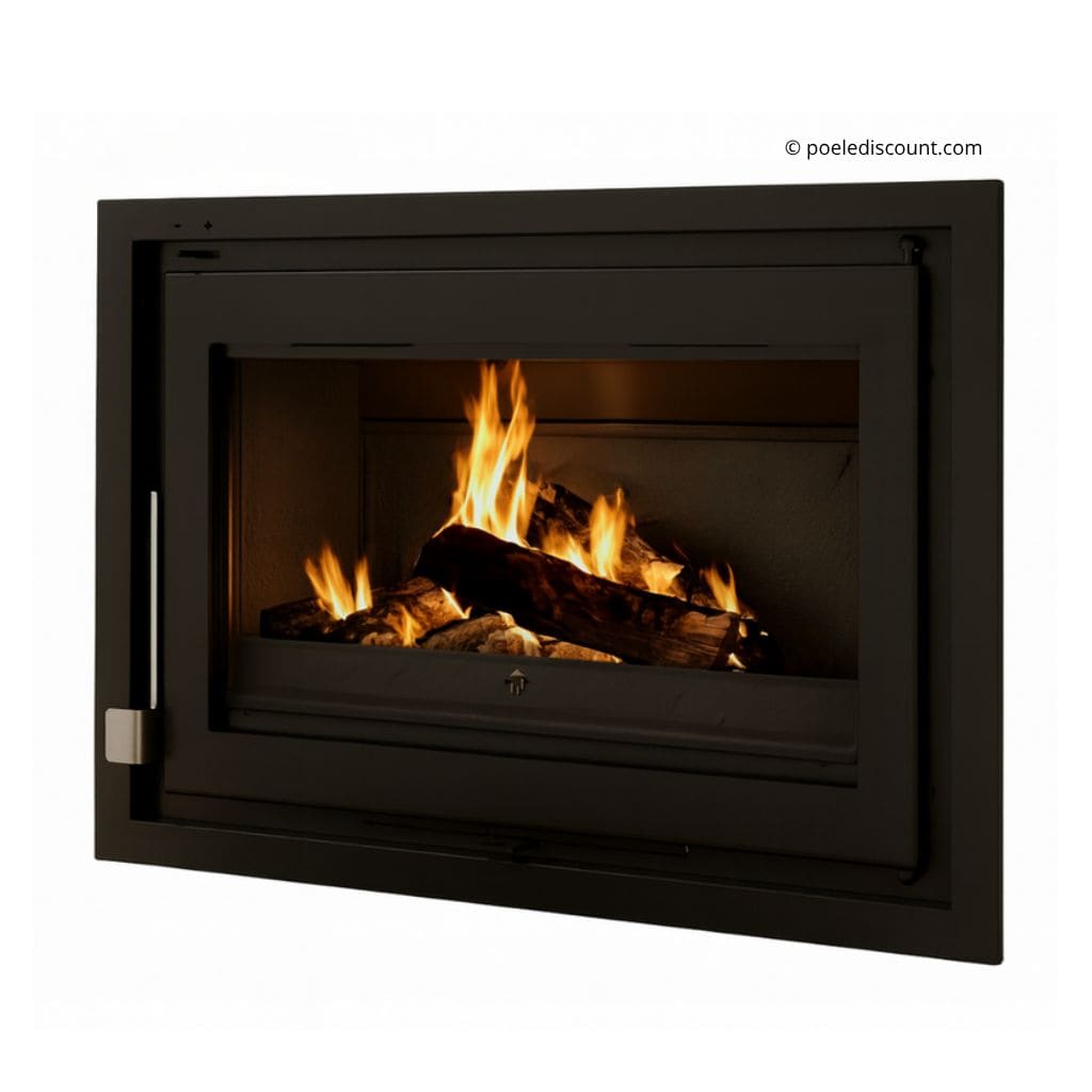 Belüfteter Holzeinsatz - FIREMATIC Waco gusseiserne, siebgedruckte 12,6 kW