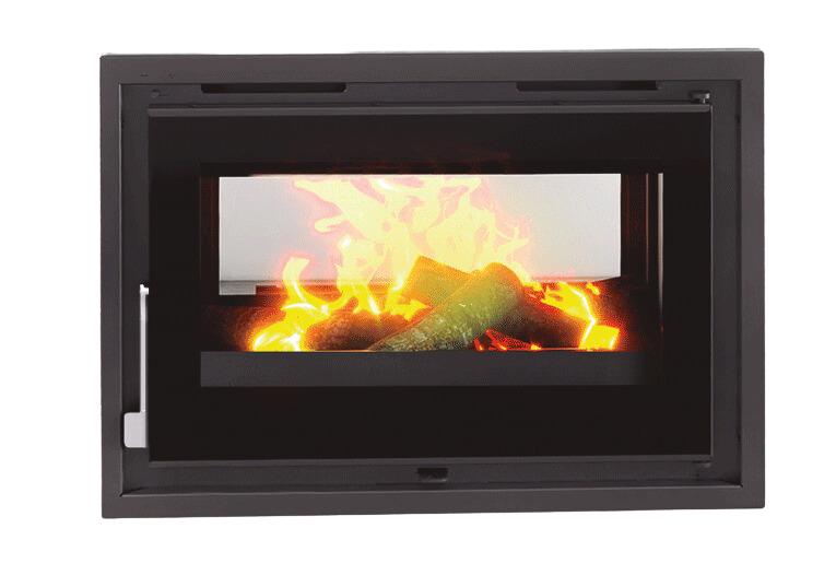 Holzeinsatz 2 verglaste Belüftung - FIREMATIC Suna 12,8 kW