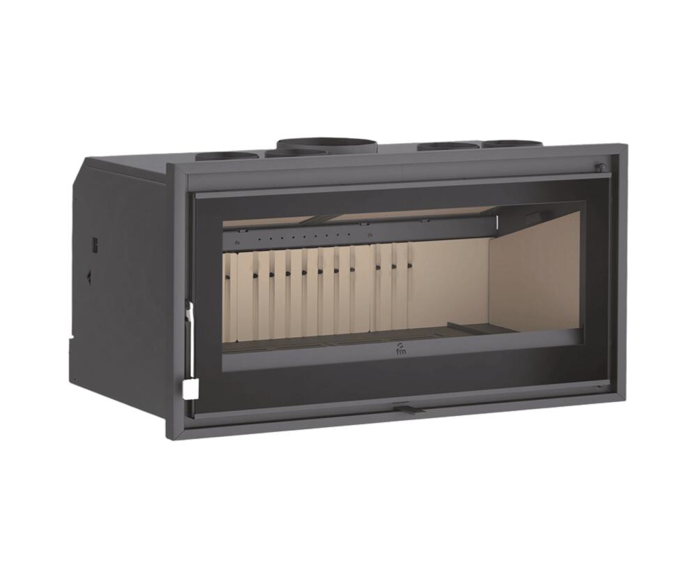 Holzeinsatz anschließbar - FIREMATIC Halifax - L 14.5 kW