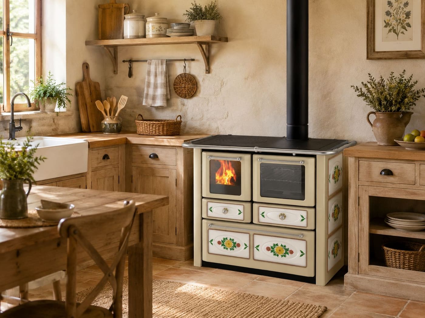 Holz-Küchenherd - LINCAR Gaia 149 VL 6,3 kW