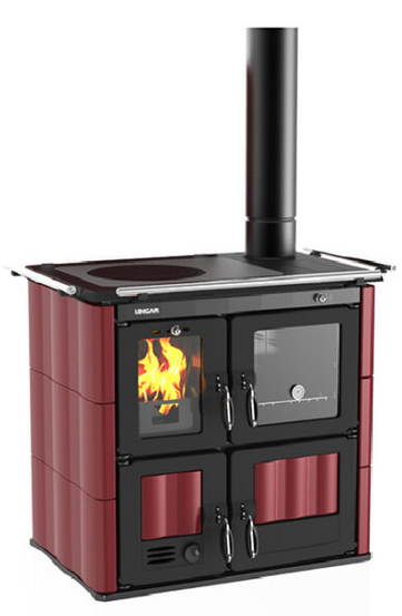 Holz-Küchenherd aus Keramik - LINCAR Bea 7,5 kW