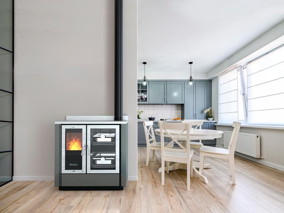 Holz-Küchenherd coloré - LINCAR Fusion 8,4 kW
