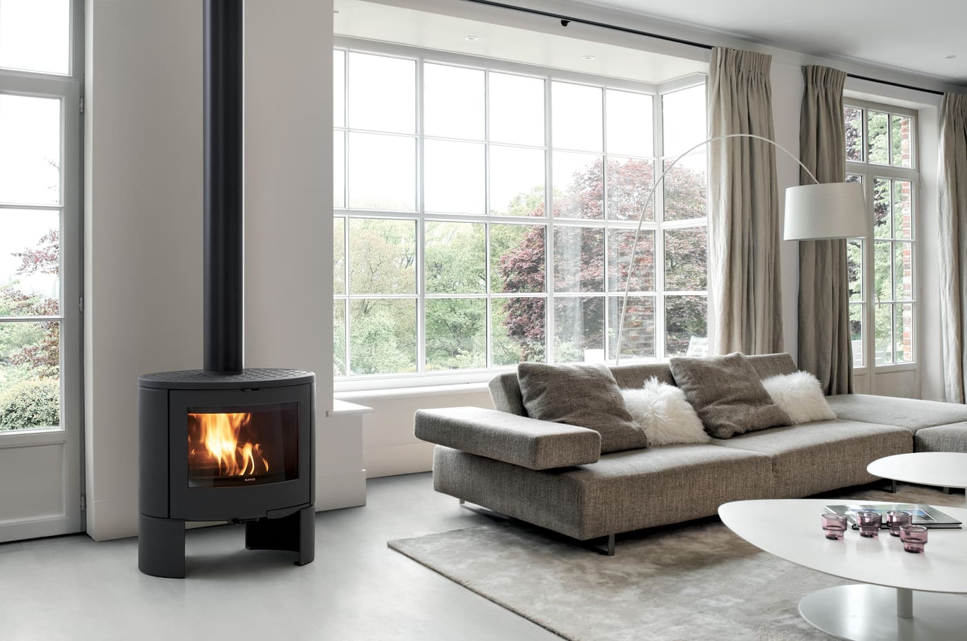 Holzofen SUPRA Persée schwarz, 10 kW