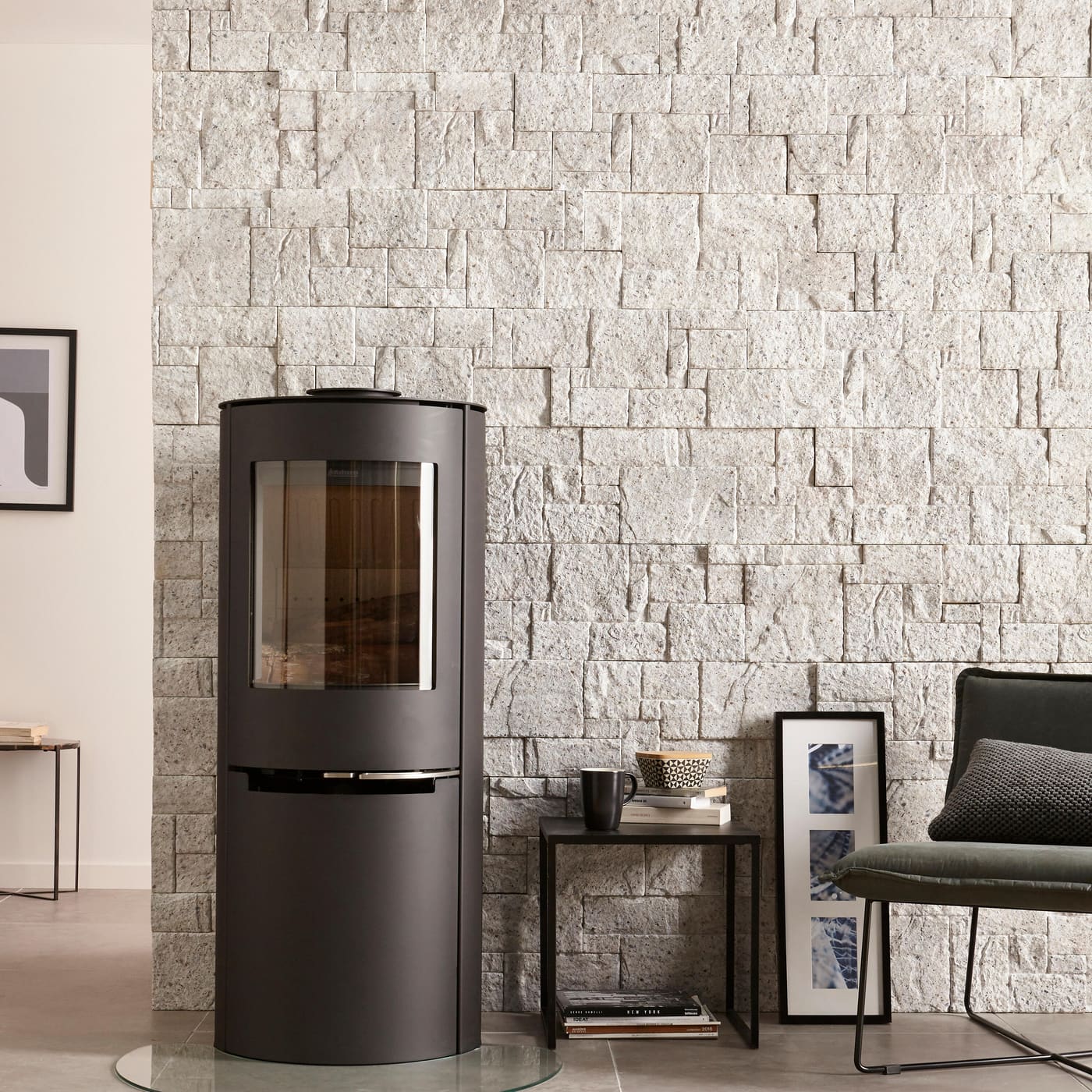Hybridofen ADURO H2 schwarz 7 kW