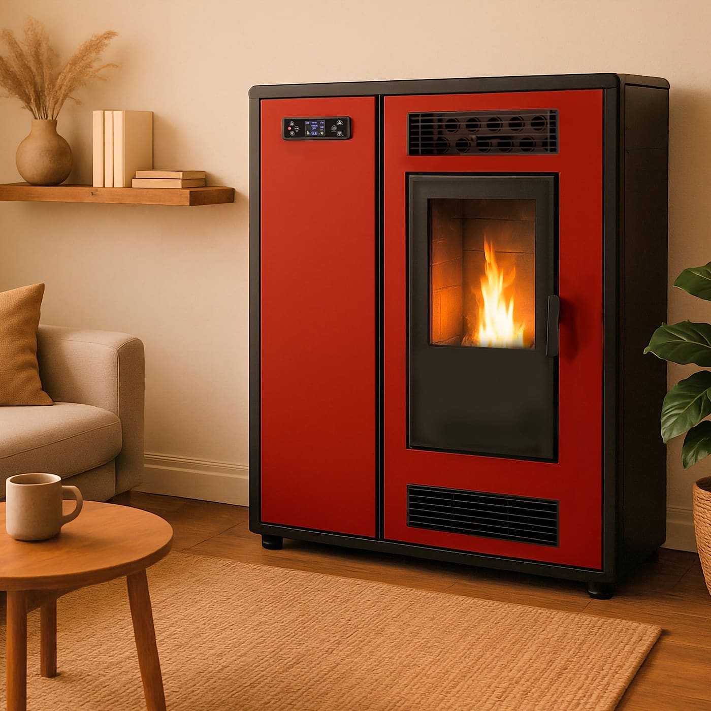 Pelletofen Air Slim Astral 12,2 kW Bordeaux Sannover