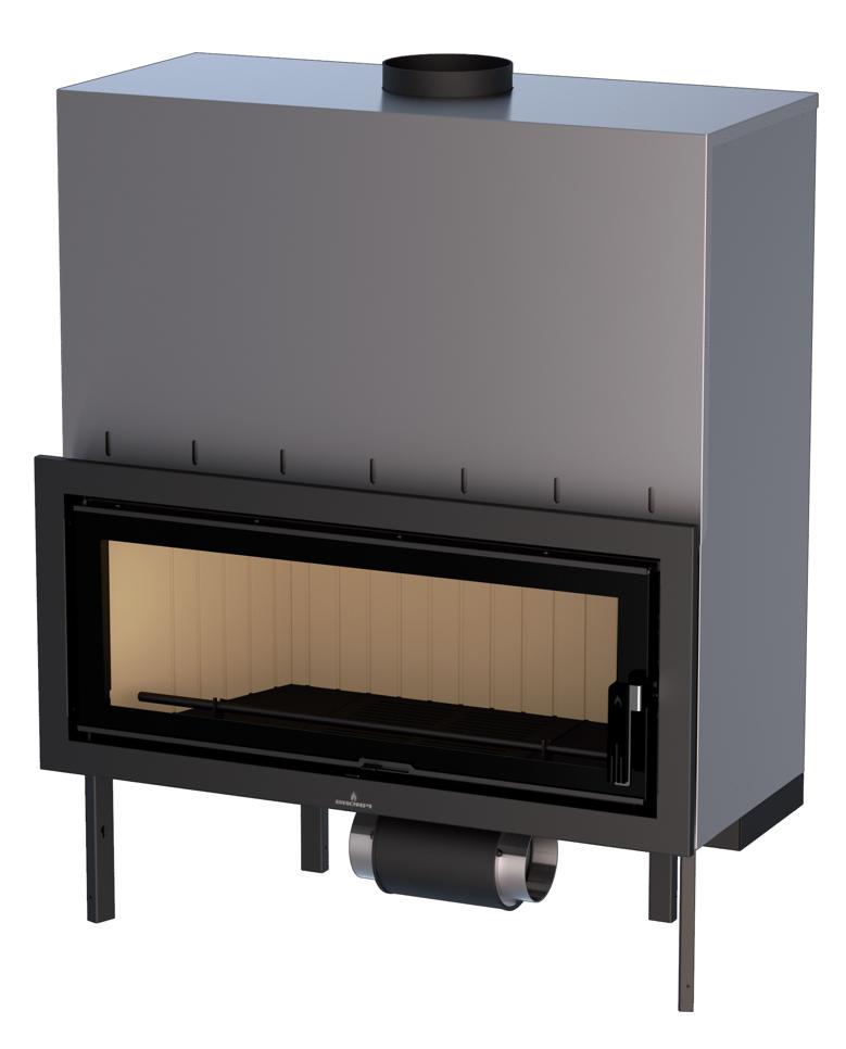 Holzeinsatz belüftet, kanalisierbar - BRONPI Londres - T 16 kW