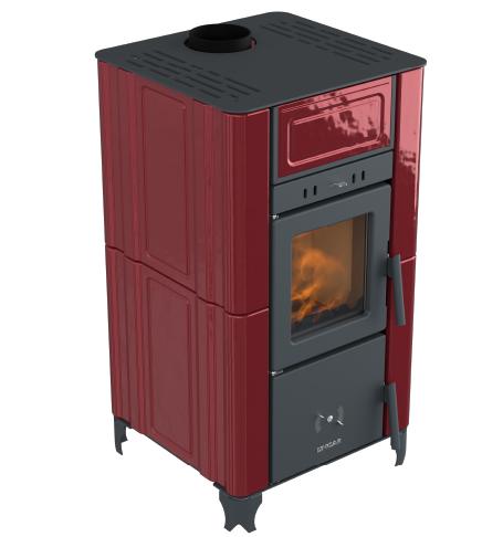 Ventilated ceramic wood stove - LINCAR Emily 6,7 kW