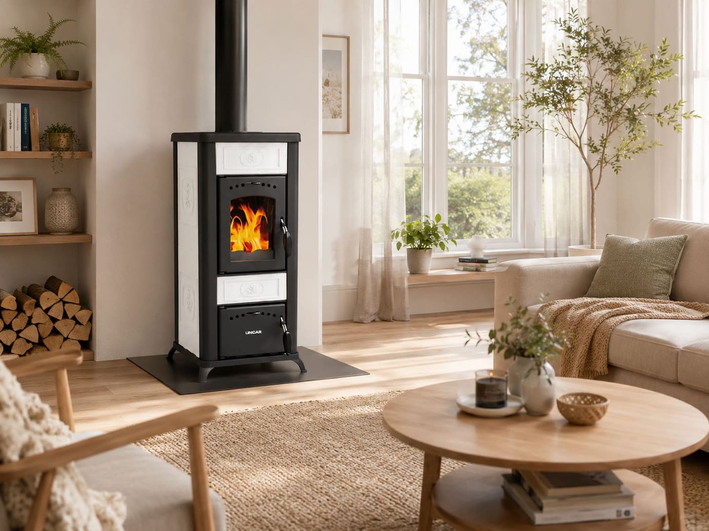 Holzofen en pierre - LINCAR Alice 480AZ 6 kW
